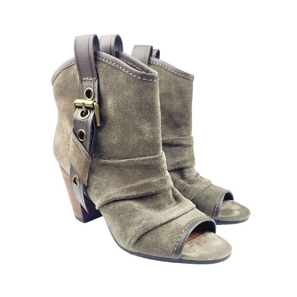 Nine West Vintage America Collection Shoes - Nine‎ West Vintage Ankle Boots Peep Toe - Size 8